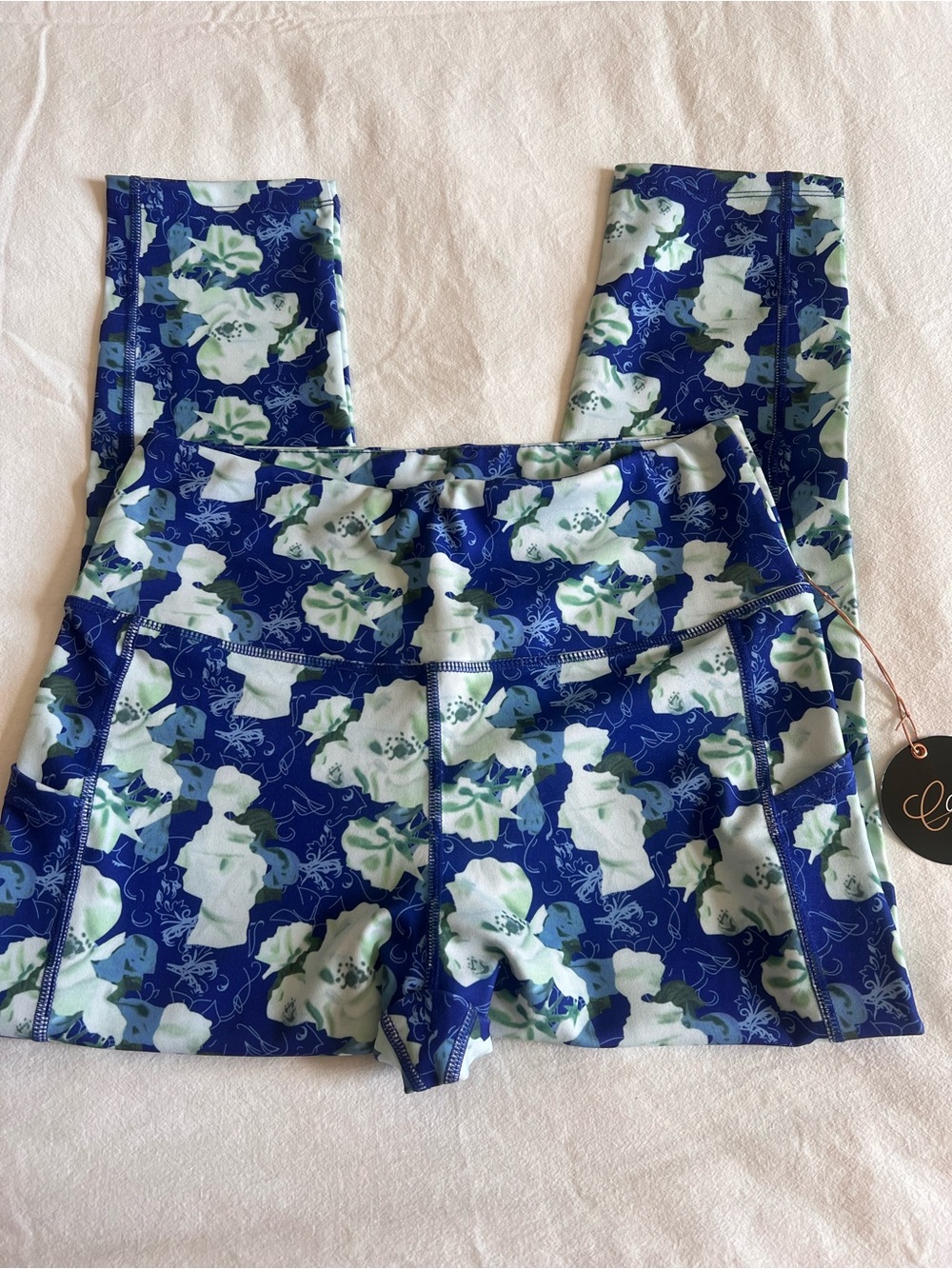 Cali Active leggings Blue Floral